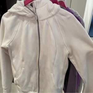 White scuba lululemon jacket